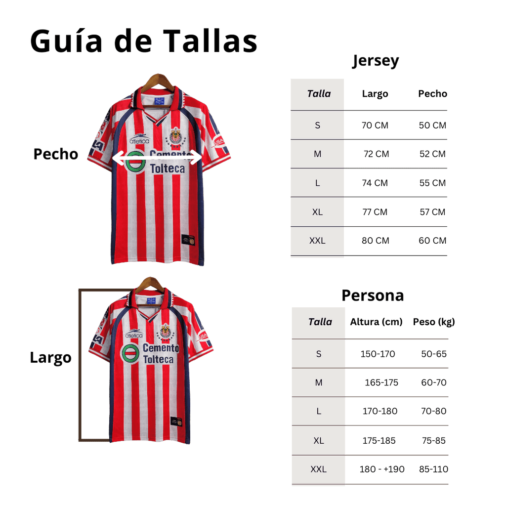 Playera  Chivas 1999-2000 (Local)